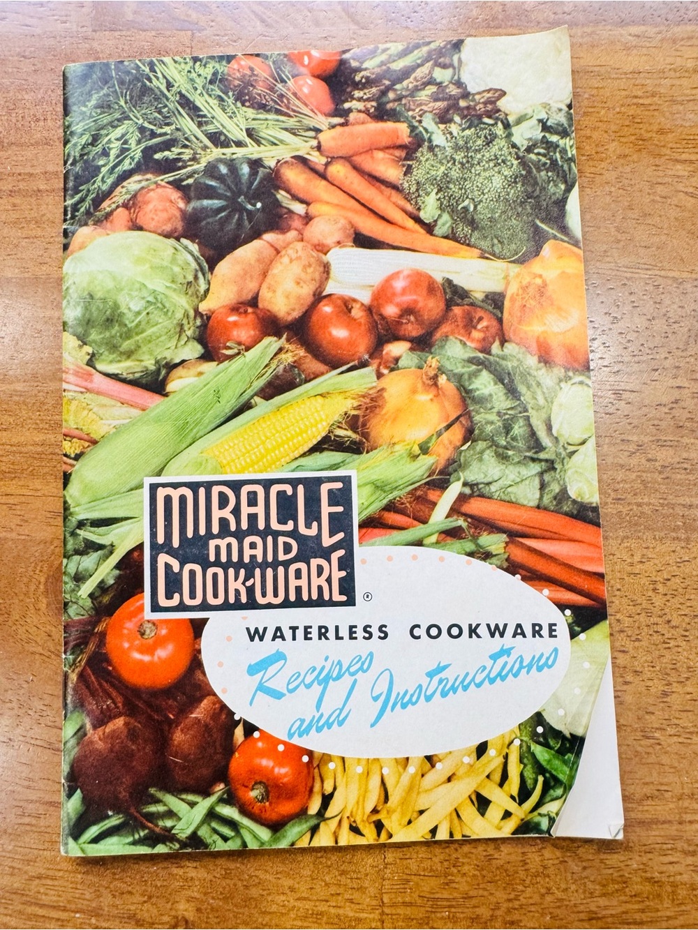 Vintage Miracle Maid Cookware Booklet with Recipes 1958
